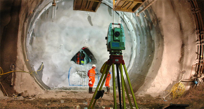 Gotthard Tunnel - Leica Geosystems Heavy Construction Solutions